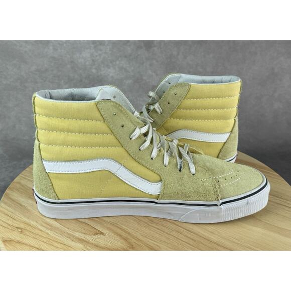 Vans Skate Shoes SK8 Hi Yellow 721356 Sneakers Size Men 9 Women 10.5 main image 5